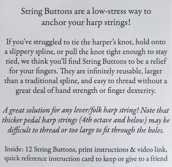 String Buttons- The Harper's Not
