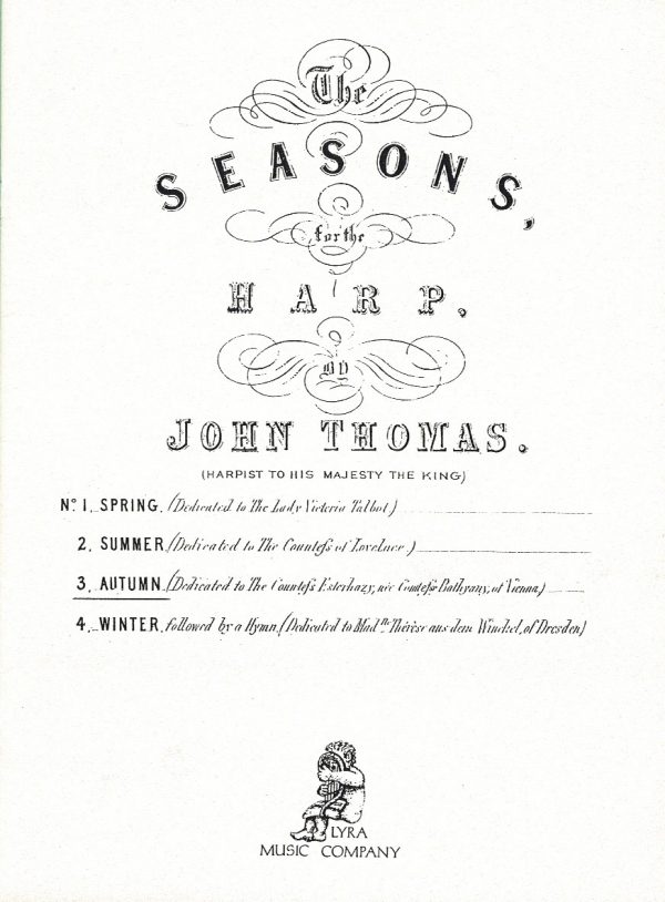 The Seasons For The Harp Autumn Thomas J.
