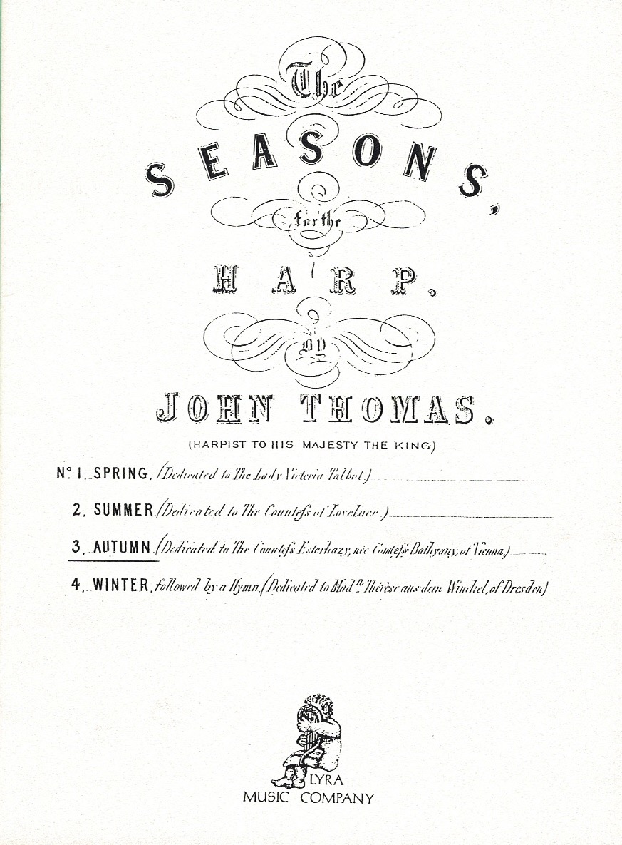 THOMAS-The-Seasons-For-Harp-Autumn The Seasons For The Harp Autumn Thomas J.