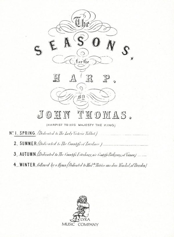 The Seasons For The Harp Spring Thomas J.