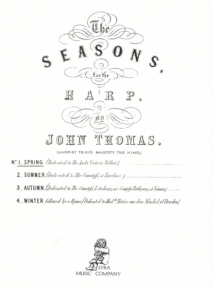 THOMAS-The-Seasons-For-Harp-Spring-2 The Seasons For The Harp Spring Thomas J.