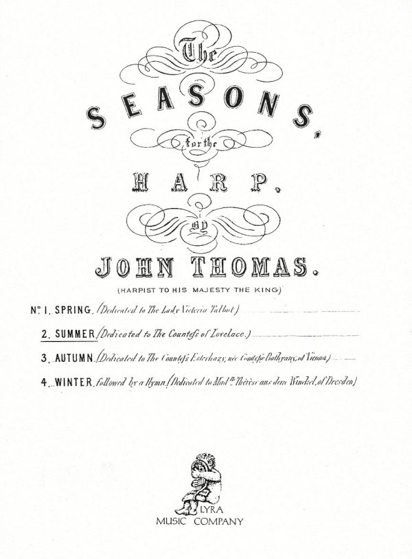 The Seasons For The Harp Summer Thomas J.