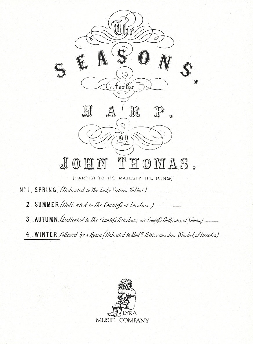 THOMAS-The-Seasons-For-Harp-Winter The Seasons For The Harp Winter Thomas J.