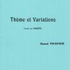 Theme Et Variations Pour La Harpe Tournier M.