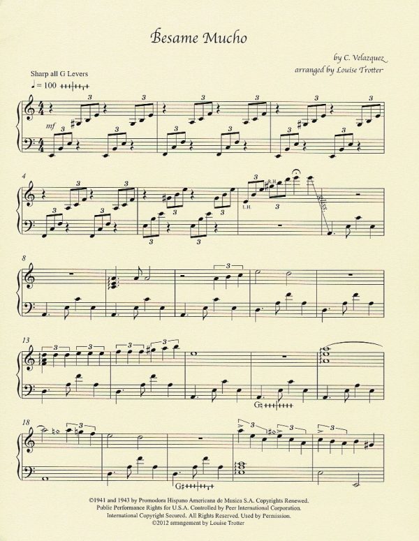 Besame Mucho Trotter L.