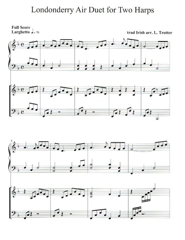 Londonderry Air (Harp Duet) Trotter L.