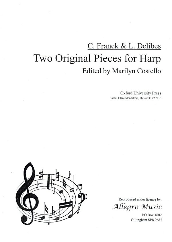 Two Original Pieces For Harp Franck C./Delibes L./Costello M.