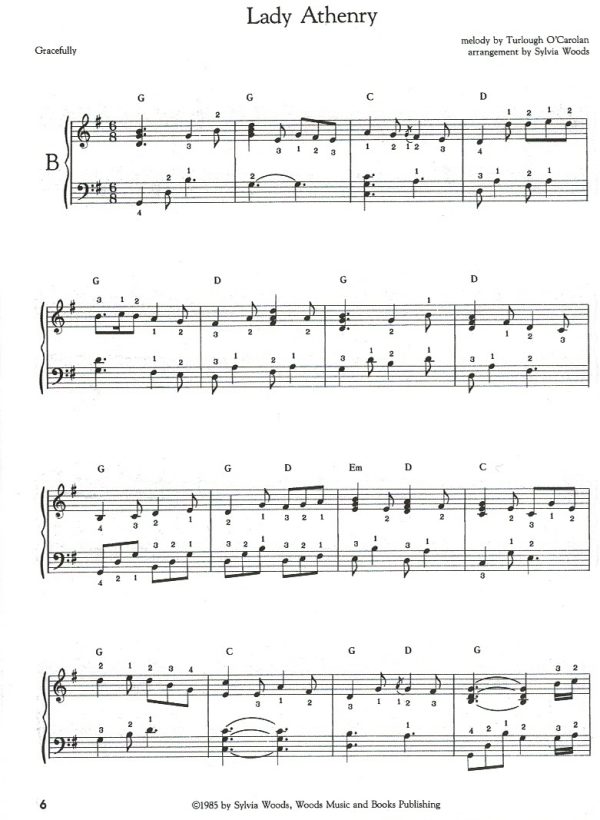 40 O'Carolan Tunes For All Harps Woods S.