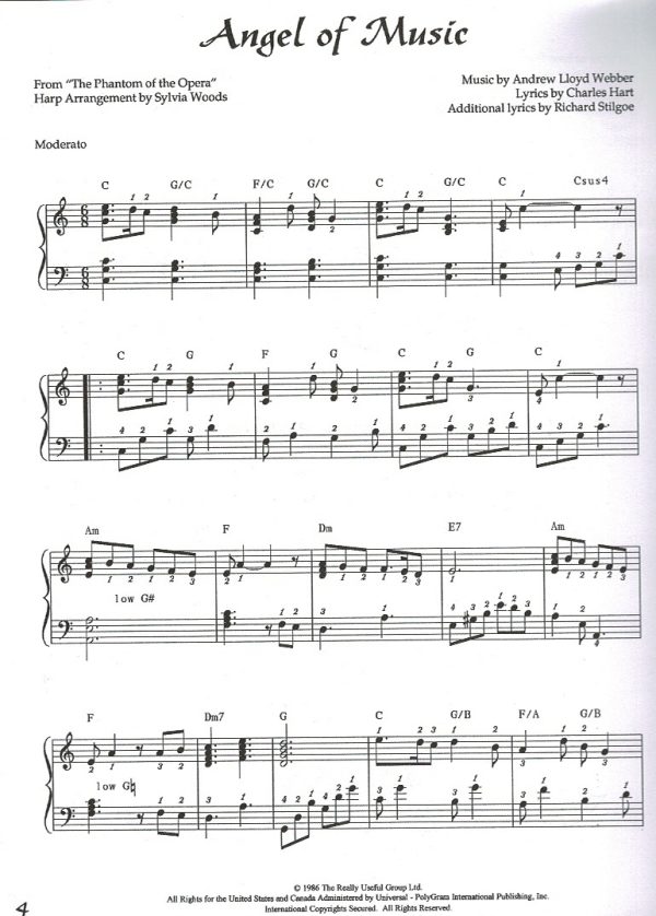 Andrew Lloyd Webber For The Harp Webber A./ Woods S.