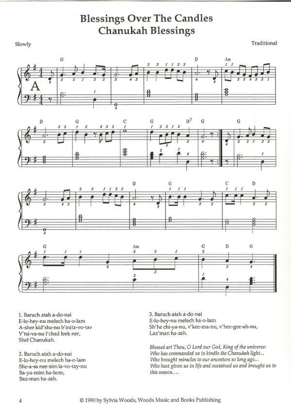 Chanukah Music For Harp Woods S.