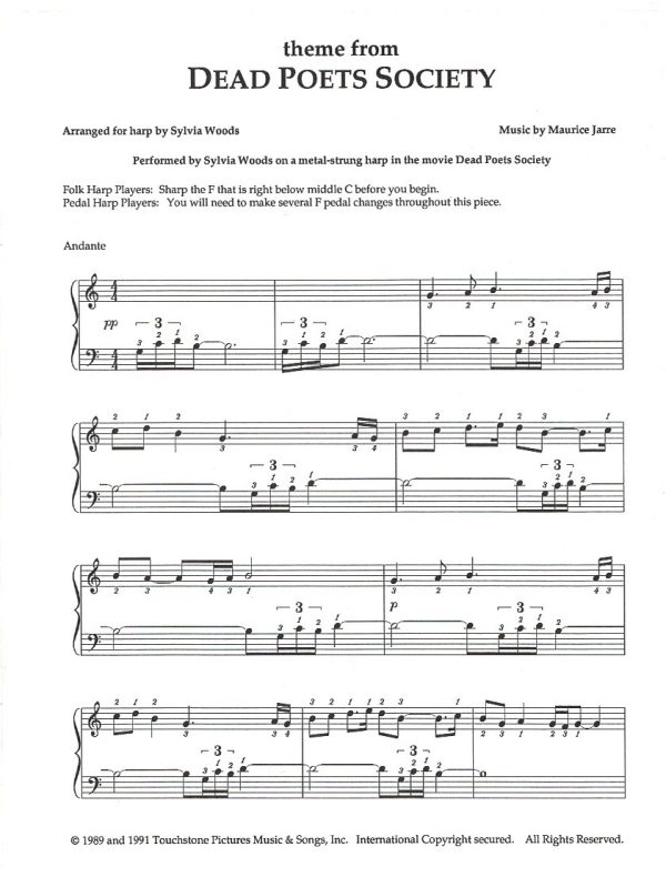 Theme From Dead Poets Society Jarre M./Woods S.