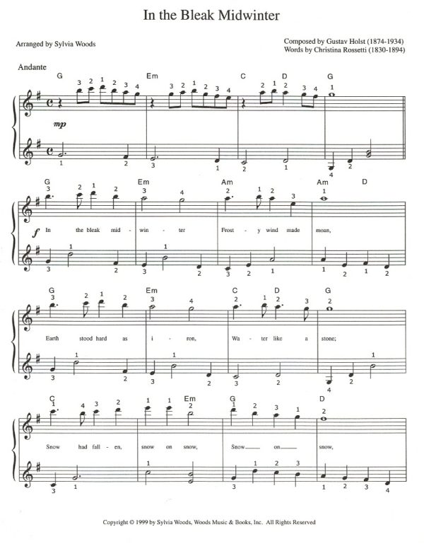 In The Bleak Midwinter Holst G./Rossetti C./Woods S.