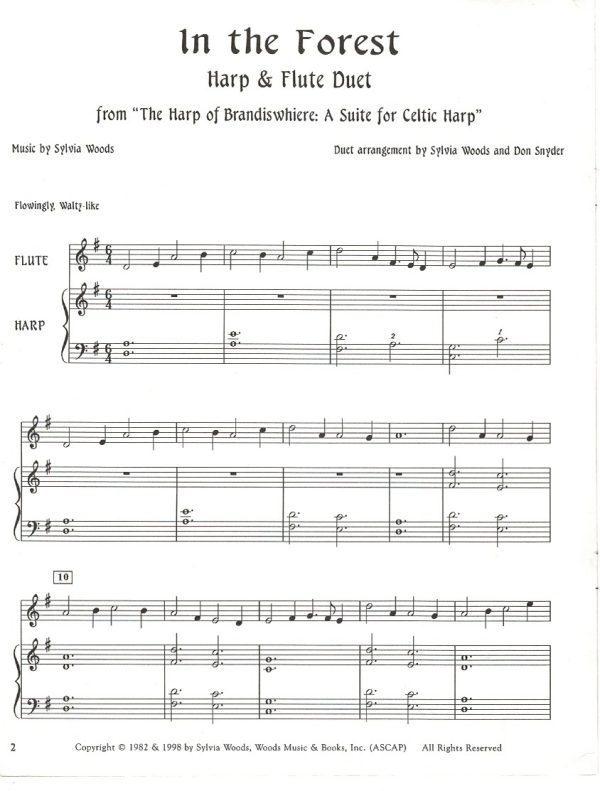 In The Forest (Flute & Harp) Woods S.