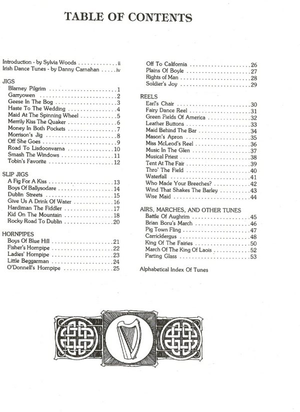 Irish Dance Tunes For All Harps Woods S.
