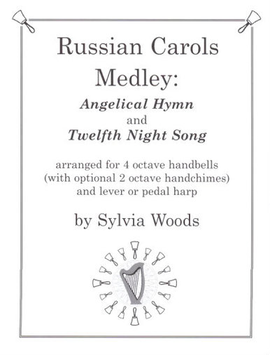 WOODS-Russian-Carols-Medley Russian Carols Medley (Handbells & Harp) Woods S.