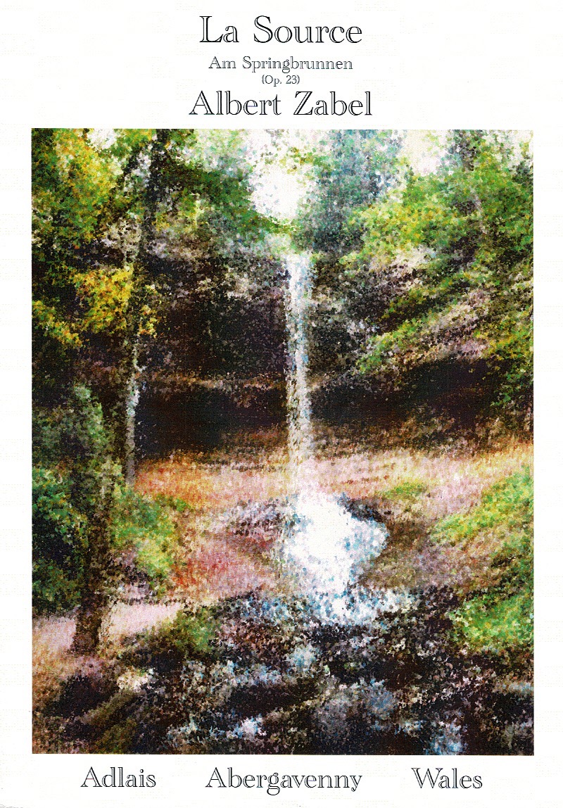 ZABEL-La-Source-2 La Source Am Springbrunnen Op. 23 Zabel A.