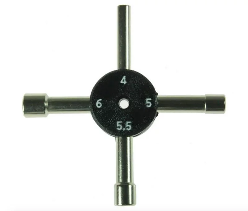 Cross Nut Driver (4mm, 5mm, 5.5mm, 6mm)