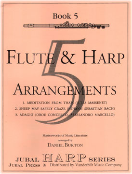 s102335fluteharp5 Flute & Harp Arrangements Book 5 Burton D.