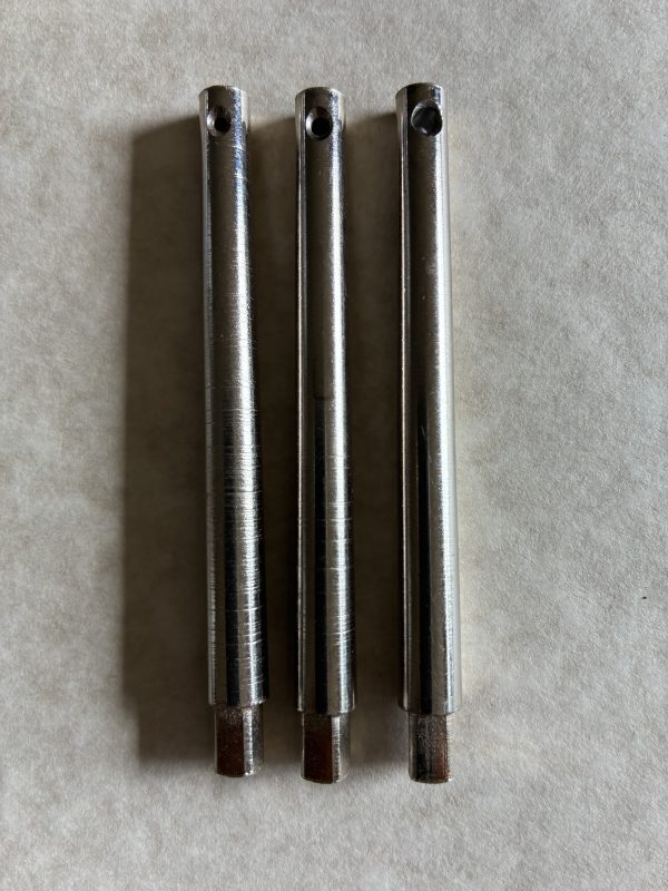 3" No. #5 Taper Nickel Tuning Pin (SMALL Hole)